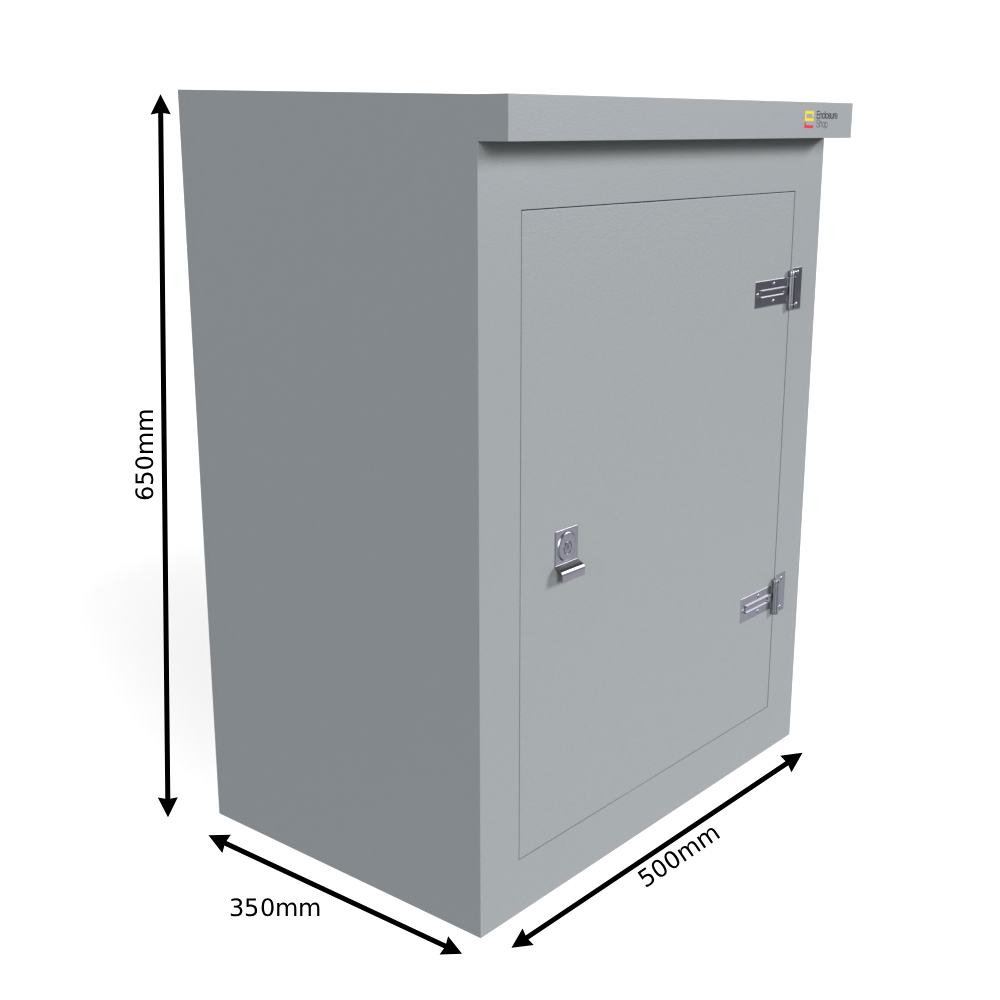 GRP Enclosure 500mm x 350mm x 655mm - RT1