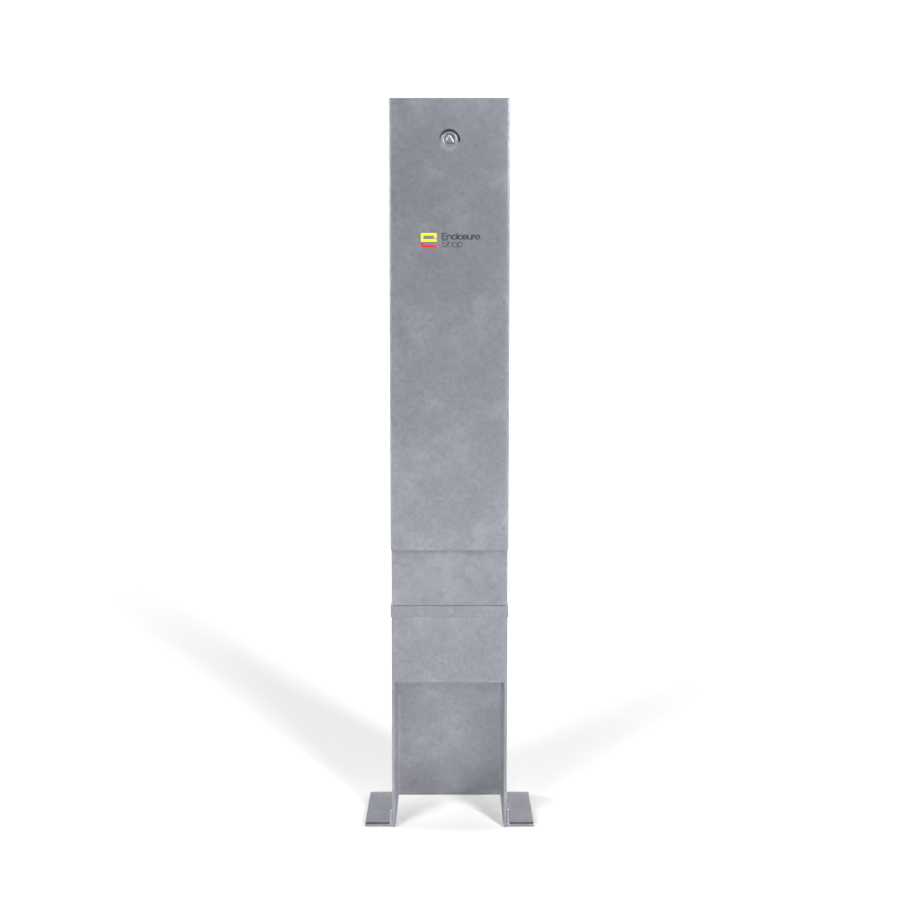 Galvinised Steel Root Mounted Feeder Pillar 160mm x 150mm x 700mm - GVMI30