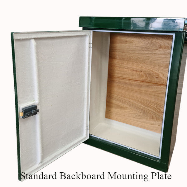 ENC4 GRP Enclosure Single Door - Showing Ply Backboard